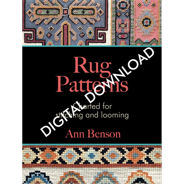 Charted Oriental Rug Designs Digital Download Book