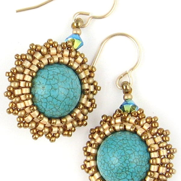 Saturn Earrings Kit by Ann Benson