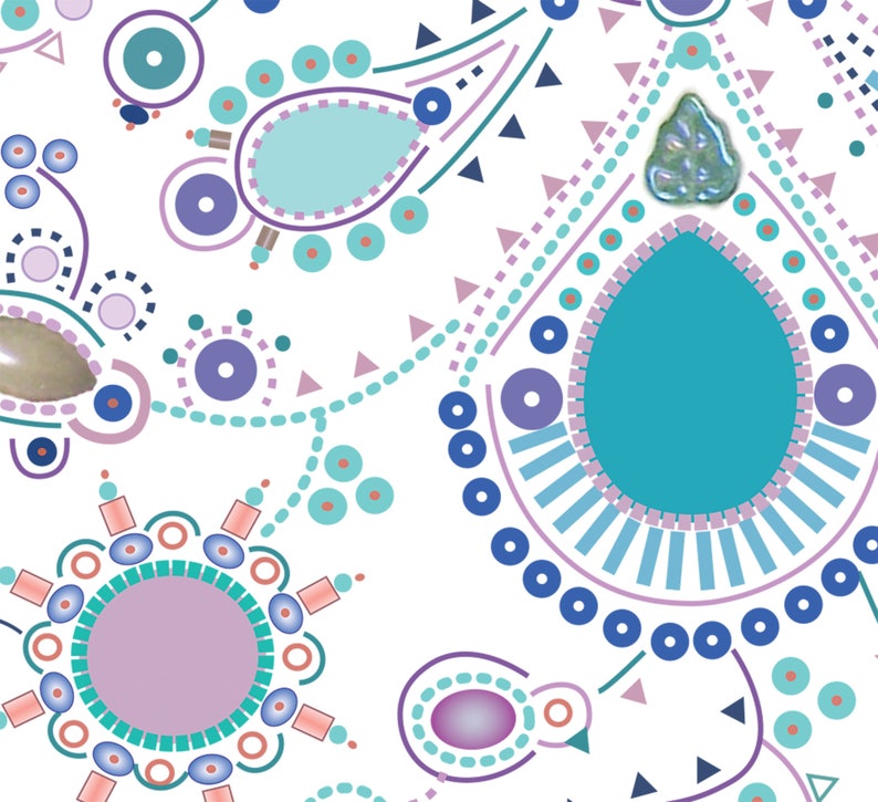 Andromeda Bead Embroidery Purse Kit by Ann Benson Etsy