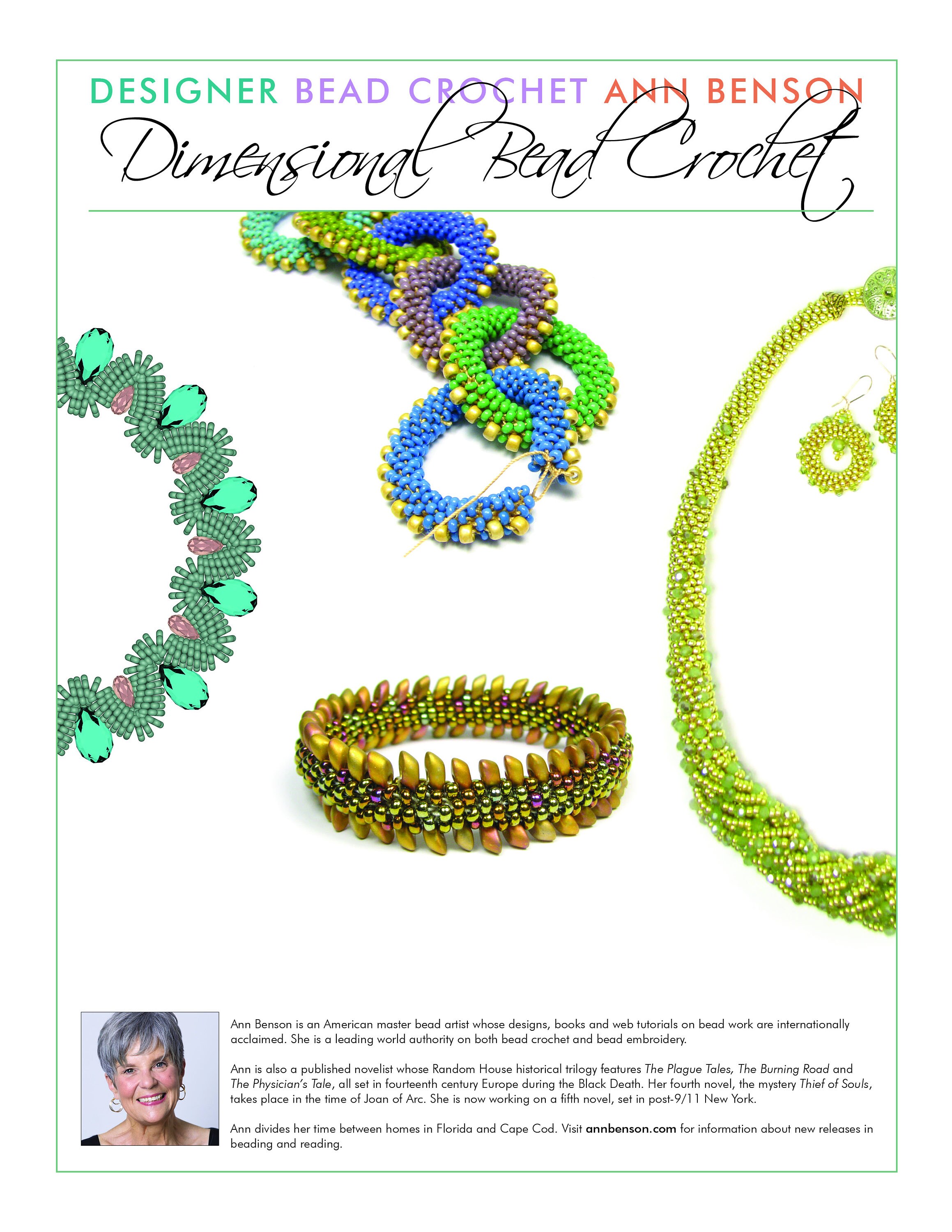 Paisley Again Bracelet Kit for Bead Looming by Ann Benson 