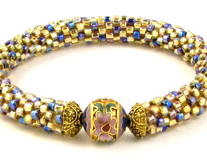 50 OFF Cloisonne Bead Crochet Bracelet Kit by Ann Benson Etsy