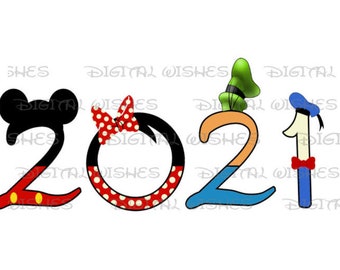 Free Free 138 Disney Character Numbers Svg SVG PNG EPS DXF File