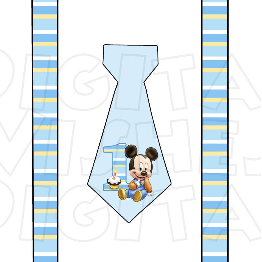 in verlegenheid gebracht lint Wakker worden Baby Mickey Mouse stropdas en bretels licht blauw 1ste | Etsy