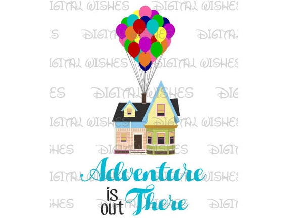 Disney Pixar Up Adventure Is Out There House With Balloons Etsy