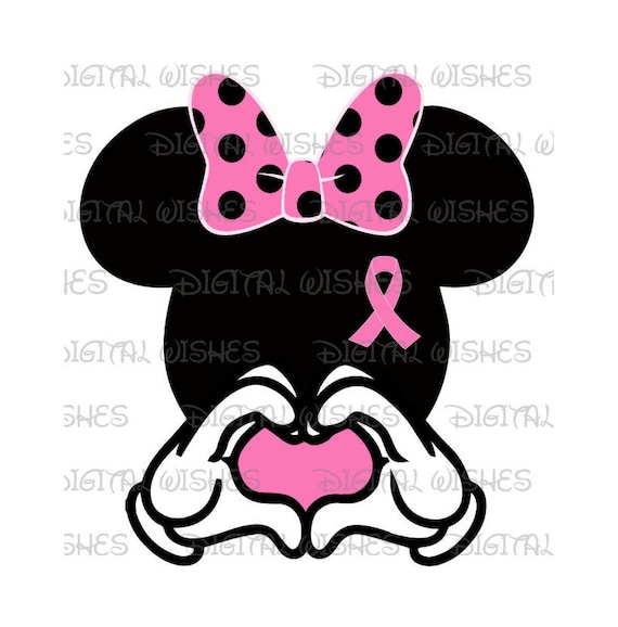 minnie mouse breast cancer shirt