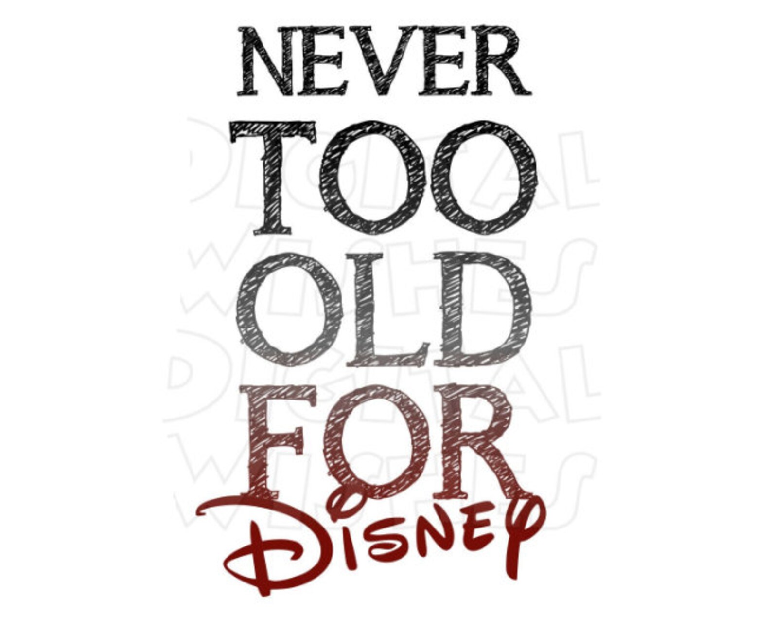 I am too old. I am too old