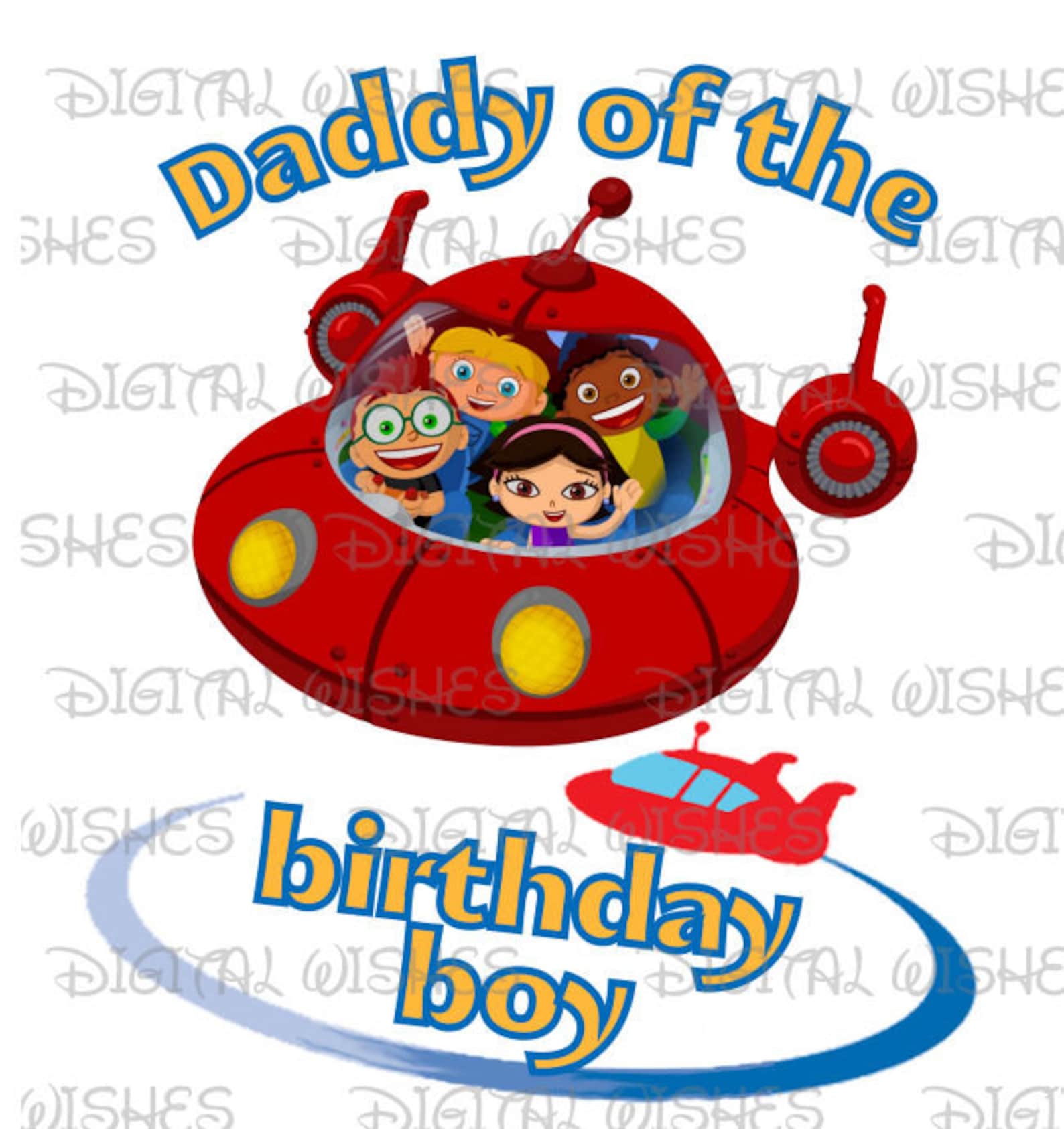 Little Einsteins Birthday Image PERSONALIZED name ANY age | Etsy