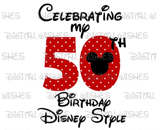Happy 50th Birthday Disney Images