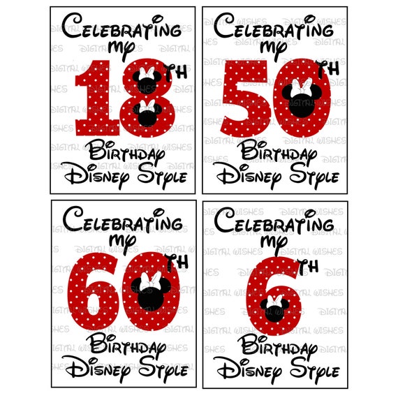 Numbers Included Custom Birthday Disney Badge Where Dreams Come True Png Celebrating My Birthday Print File Svg Eps Visual Arts Stencils Templates Aloli Ru