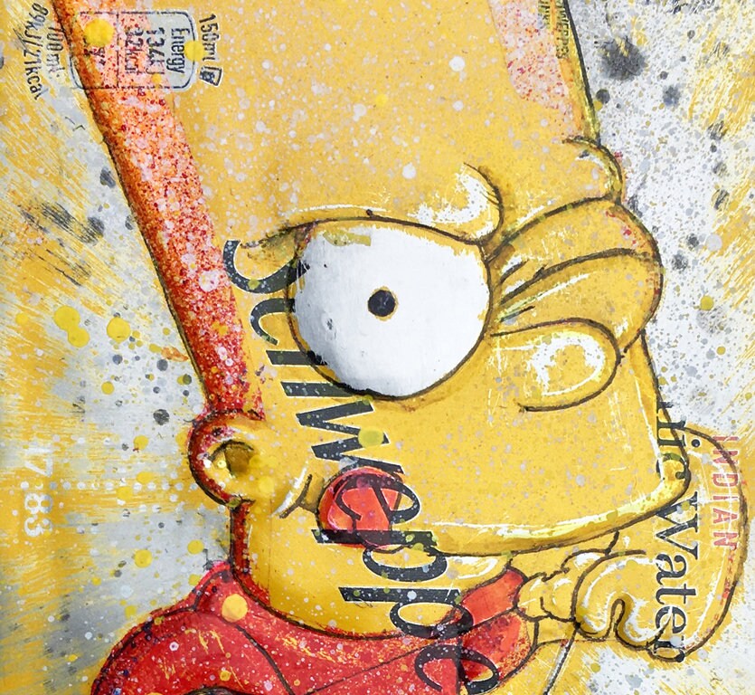 Graffiti Wall Art of Louis Vuitton - Bart Simpson Poster - Banksy Wall Art  Set - LV Wall Decor - Money Decorations Wall Decor - Urban Wall Decor 