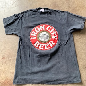 Vintage 90’s 1990’s Iron City Beer Pittsburgh Brewing Co. graphic t-shirt | Made in USA | Large (tag size) Large (approx fit) | Made in USA