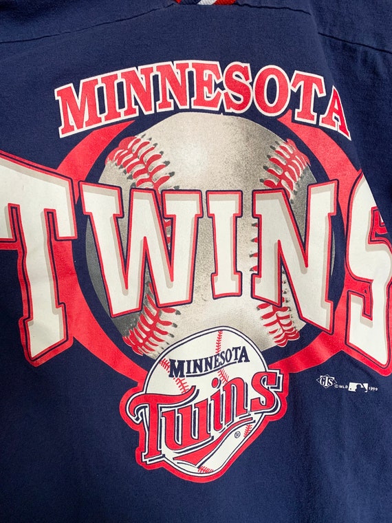 Vintage 1999 90’s GTS Minnesota Twins baseball v-… - image 2