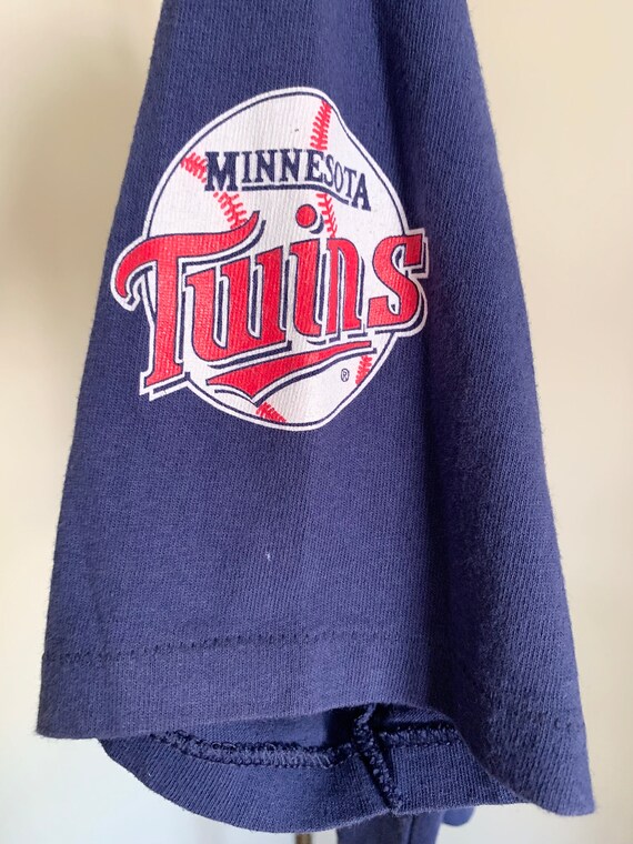 Vintage 1999 90’s GTS Minnesota Twins baseball v-… - image 6