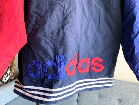 Vintage 80's 90’s Adidas colorblock warm up jacke… - image 7