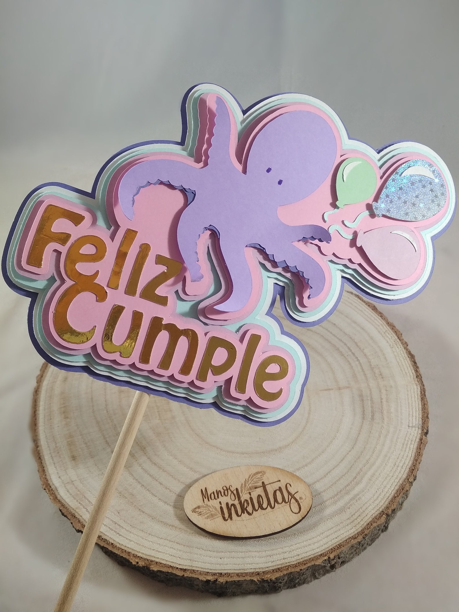 Cake topper cake topper cardstock cake topper wedding cake Etsy España