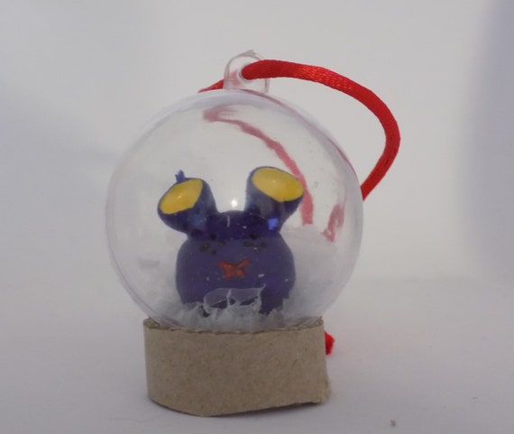 Whismur Pokemon Figure Boule De Noël 4cm Fait à La Main 78