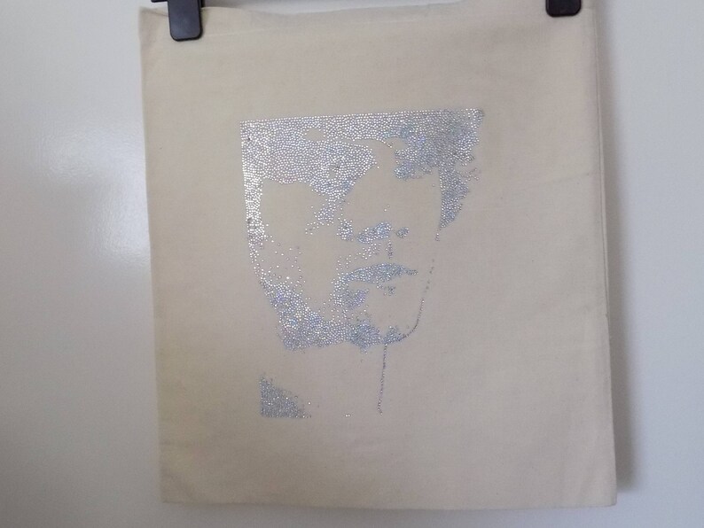 Jared Padalecki portrait Handmade tote bag supernatural Sam Winchester