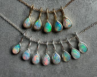 Australian Crystal Opal pendants