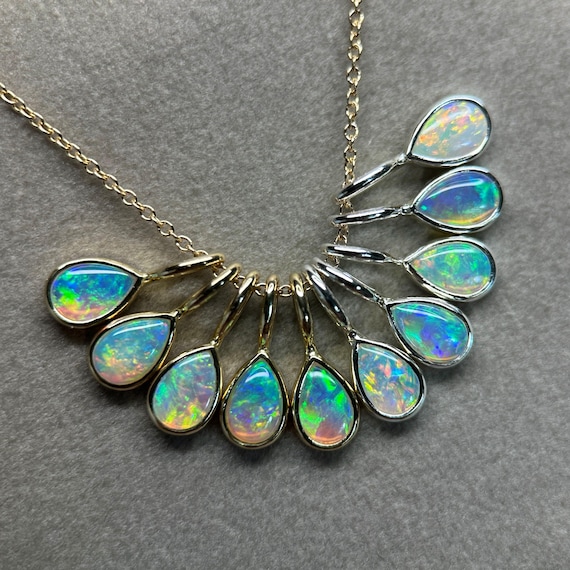 Australian Crystal Opal pendants