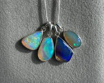 Australian Crystal Opal pendants