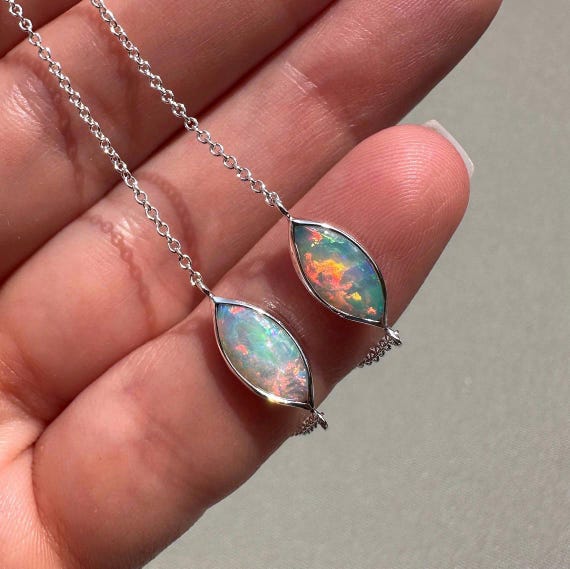 Sterling silver bracelets with Australian Crystal Opals