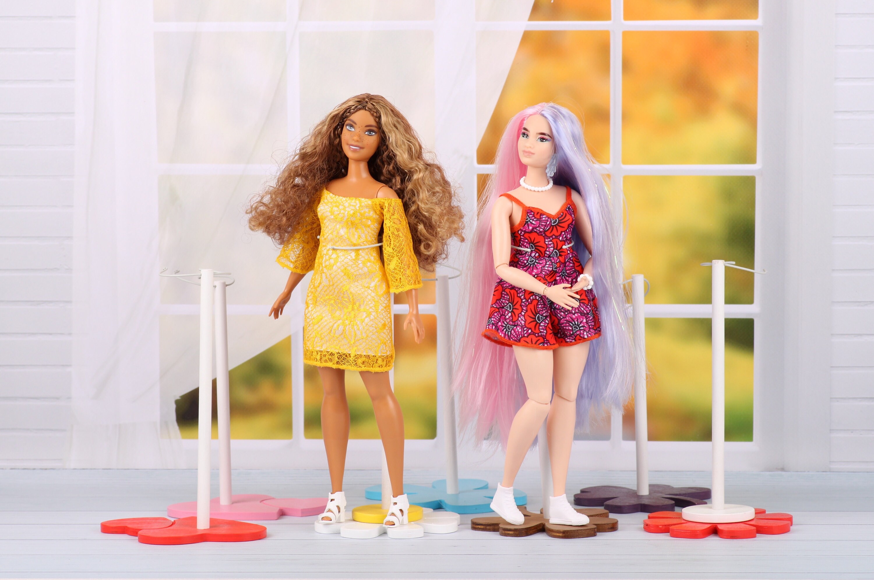 16 scale doll stands. Wooden Doll stands for Barbie Blythe Etsy