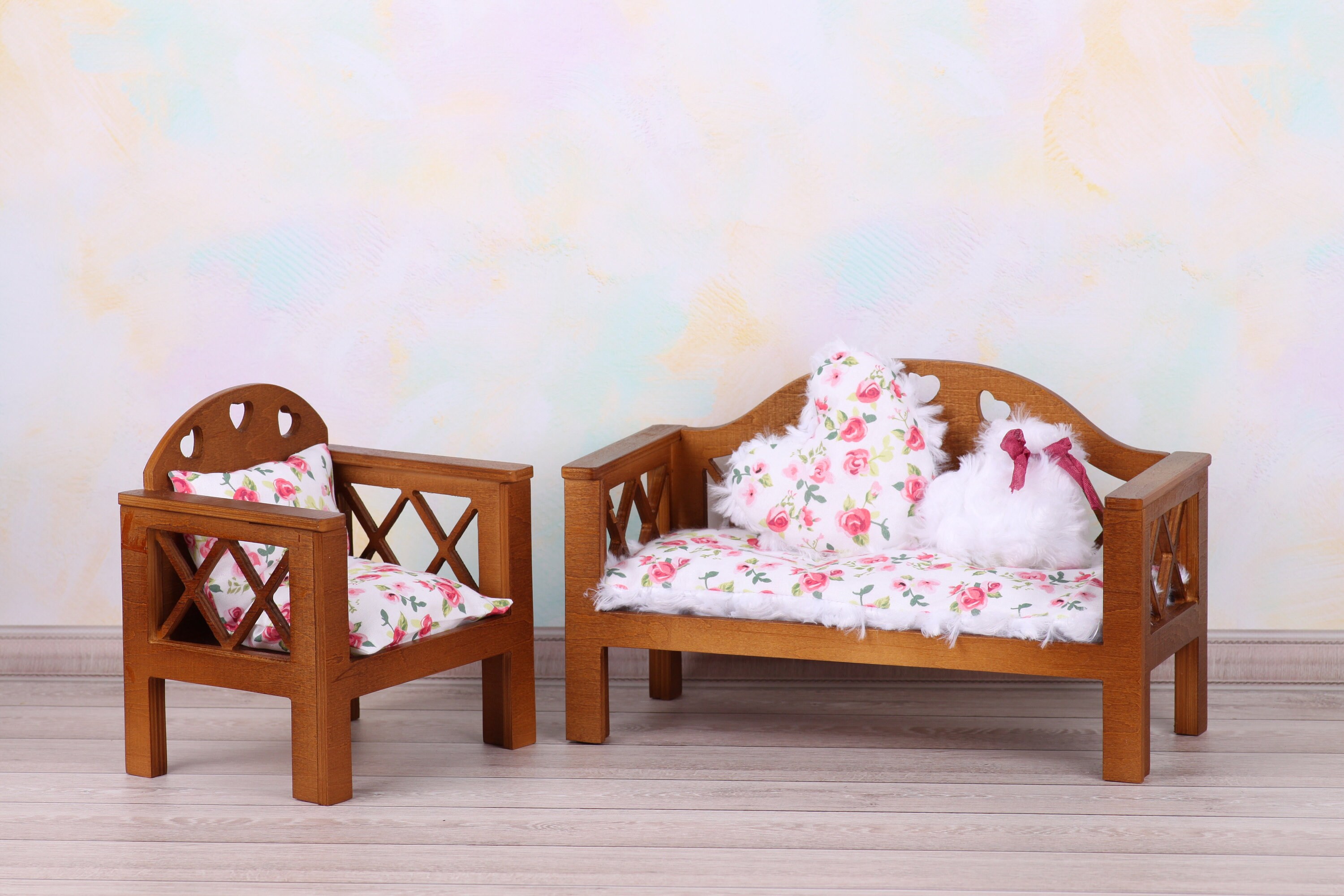 1/6 scale doll sofa doll furniture doll houses roombox Etsy