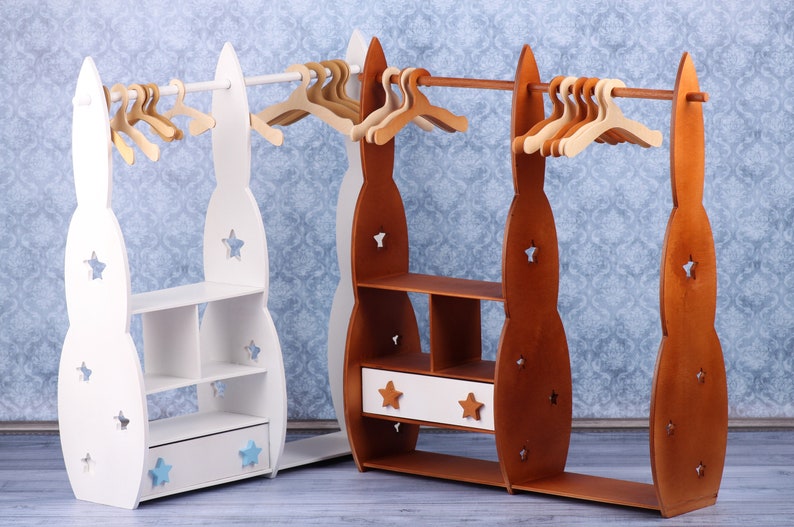 18 inch Doll Clothes Rack. Wooden Clothing Rack for Gotz Etsy