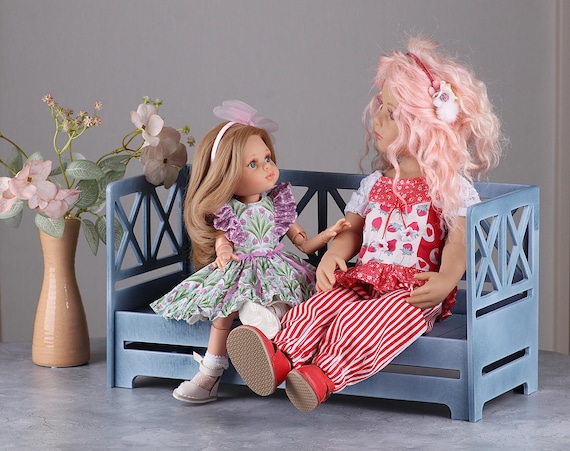 18 Inch Doll Sofa Living Room American Girl Doll Furniture Kitchen