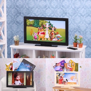 18 inch doll TV with option to change the pictures