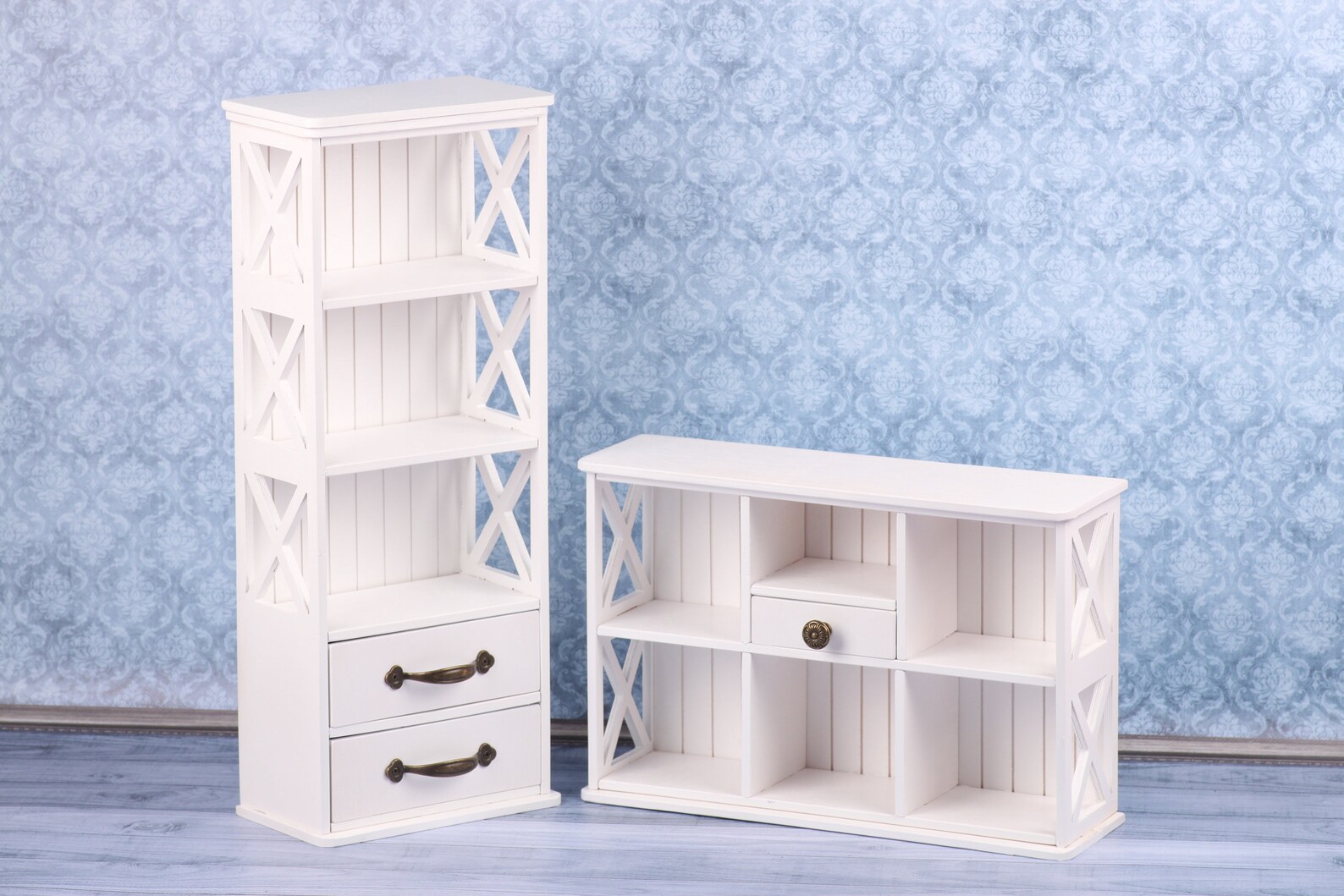 18inch doll Bookcase. Miniature doll furniture dollhouses Etsy