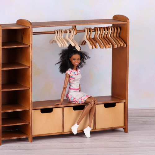 16 Scale Doll Clothes Rack for 12 Inch Doll Handmade Etsy