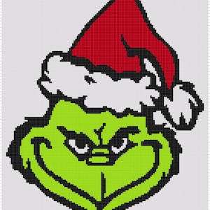 Christmas Grinch Graphghan