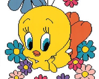 Vintage 90s Looney Tunes Tweety Bird Baby Quilted Blanket - Etsy