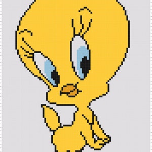 Tweety Bird 2 Crochet Graphghan Pattern