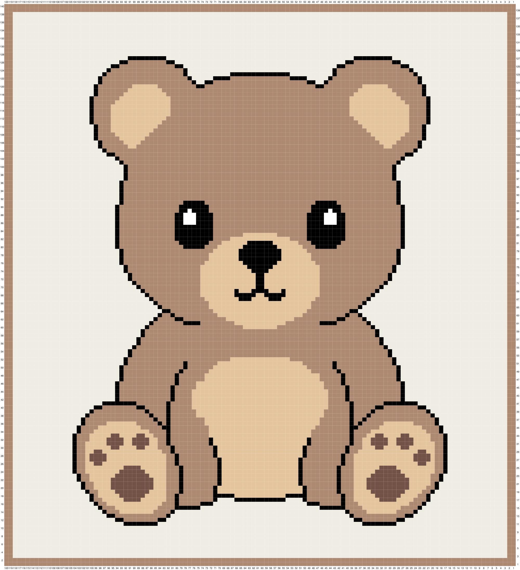 30 Teddy Bear Blanket Crochet Patterns for Cozy Baby Gifts, Loveys, and Keepsake Afghans 25 Baby Bear Graphghan Blanket Pattern