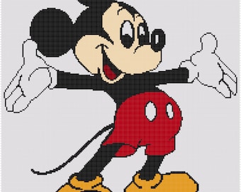 Mickey Mouse Crochet Graphghan Pattern