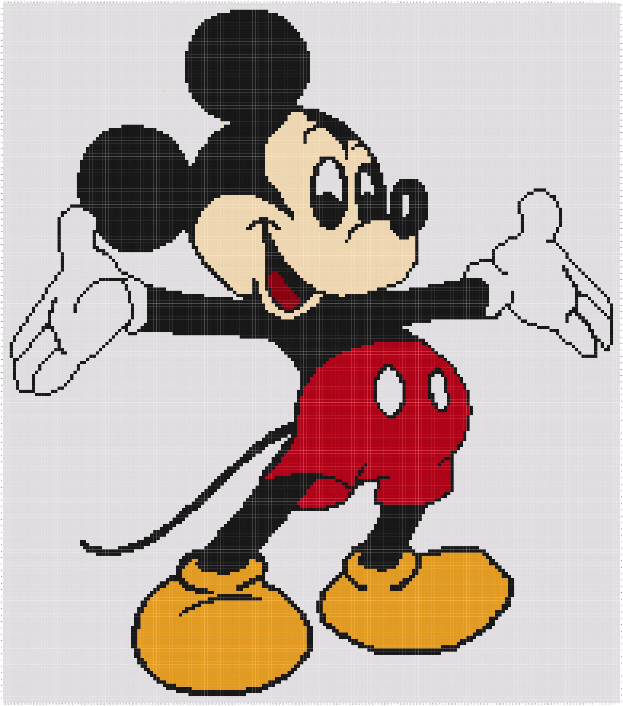 Mickey Mouse Crochet Graphghan Pattern Etsy mickey-mouse-crochet-graphghan-pattern-etsy