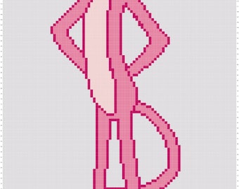 Pink Panther Crochet Graphghan Pattern