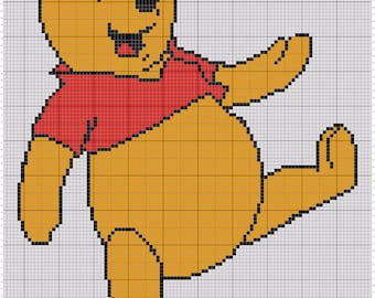 Winnie the Pooh Crochet Graphghan Pattern