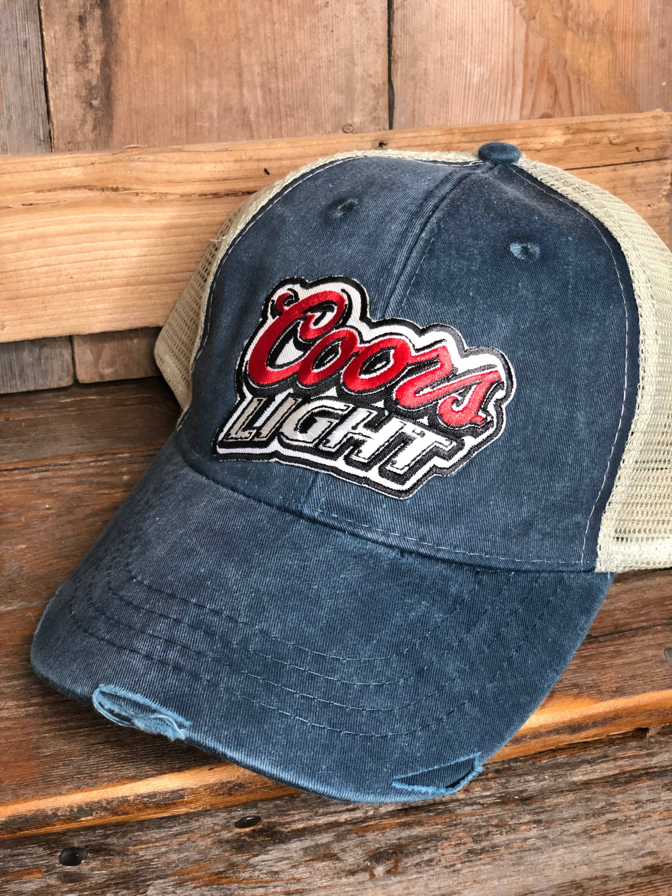Coors Light Distressed Trucker Hat 