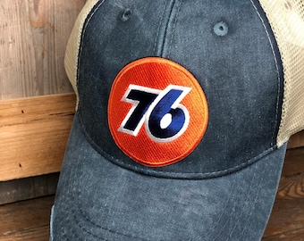 Union 76 Distressed Trucker Hat