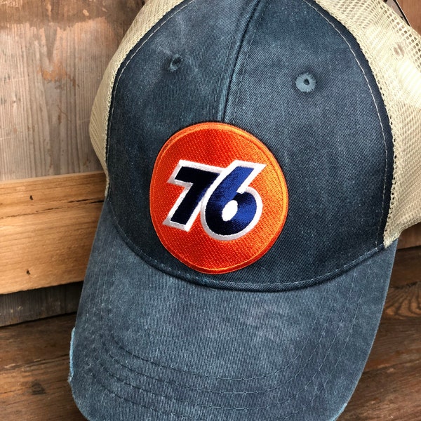 Union 76 Distressed Trucker Hat