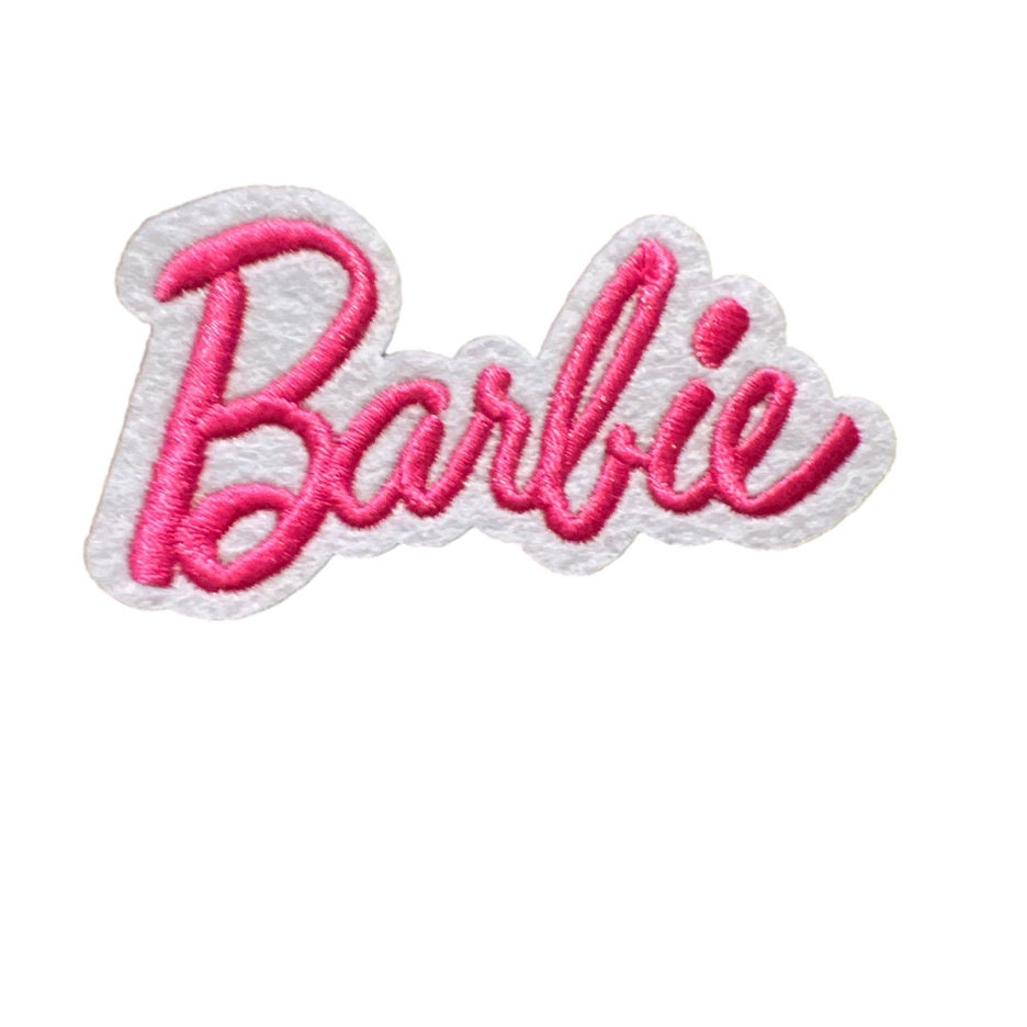Pink Barbie Logo Iron On Shirt New
