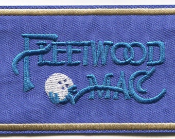 Fleetwood Mac Embroidered Iron On Patch