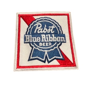 Pabst Beer Embroidered Iron On Patch