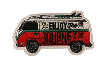 Enjoy The Journey Embroidered Iron On Patch