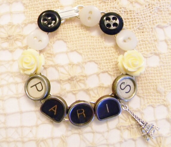 Letter O Typewriter Key Cute Bracelet Pendant Charm Letter O Typewriter Key Cute Bracelet Pendant Charm
