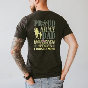Army Dad T-Shirt, Camouflage Flag, Father's Day Gift