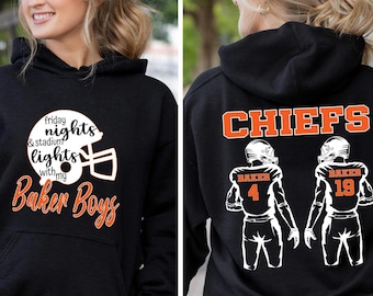 Custom Football Mom Hoodie: Personalized Team Colors Sweatshirt